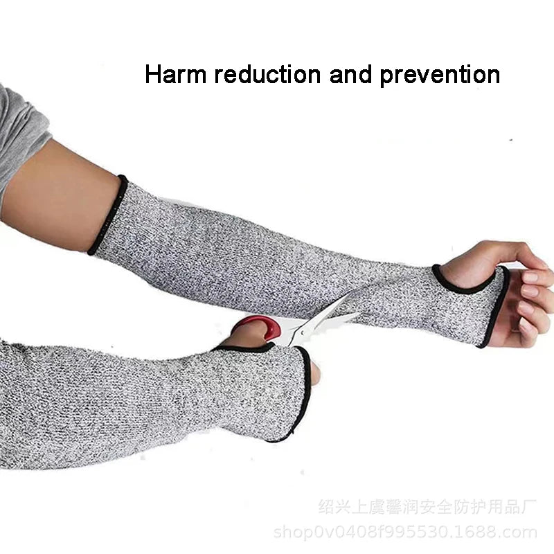 HPPE Cut-Resistant Arm Sleeve | Grade 5 Industrial Armguard