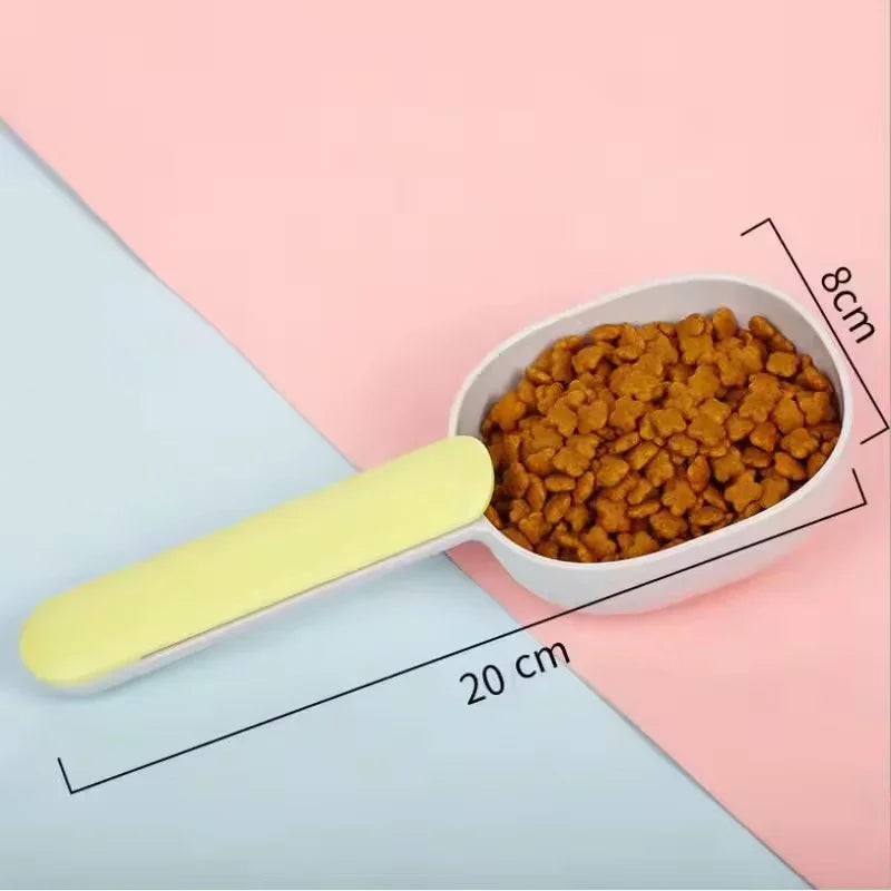 Pet Food Scoop with Clip Handle | Dog & Cat Food Shovel Pet Food Scoop Peaceful Pleasures Health and Wellness