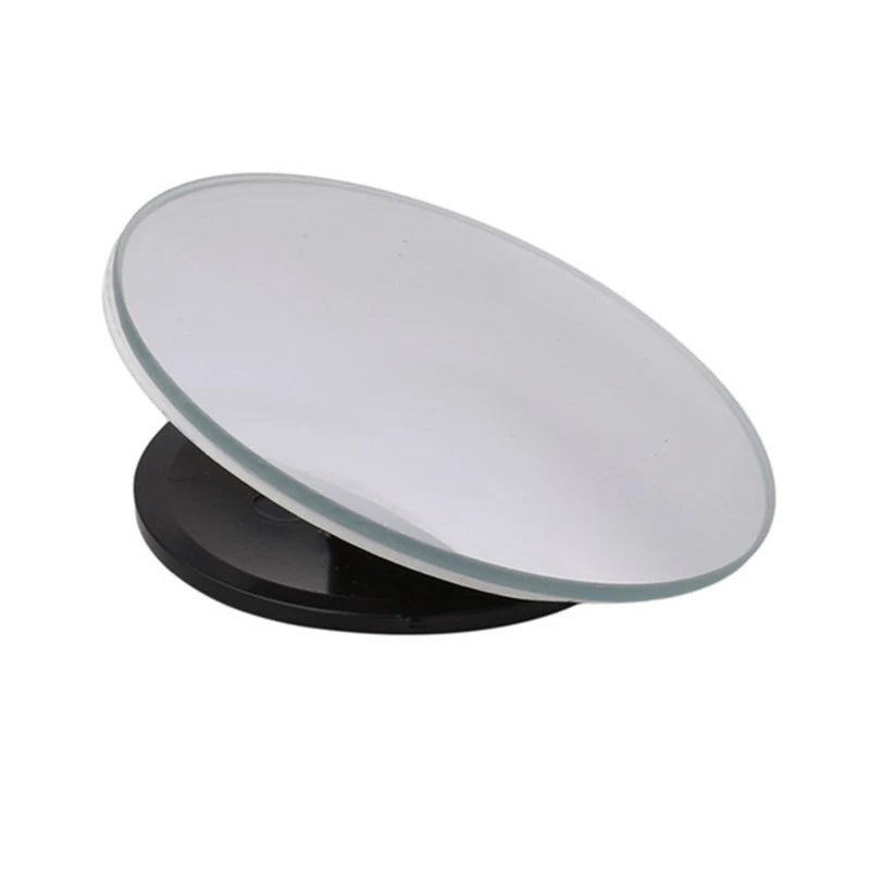 Durable Adjustable Blind Spot Mirror Car Auxiliary Rearview Convex Mirror Round Frame Wide Angle Mirrors Car Reverse Peaceful Pleasures Health and Wellness