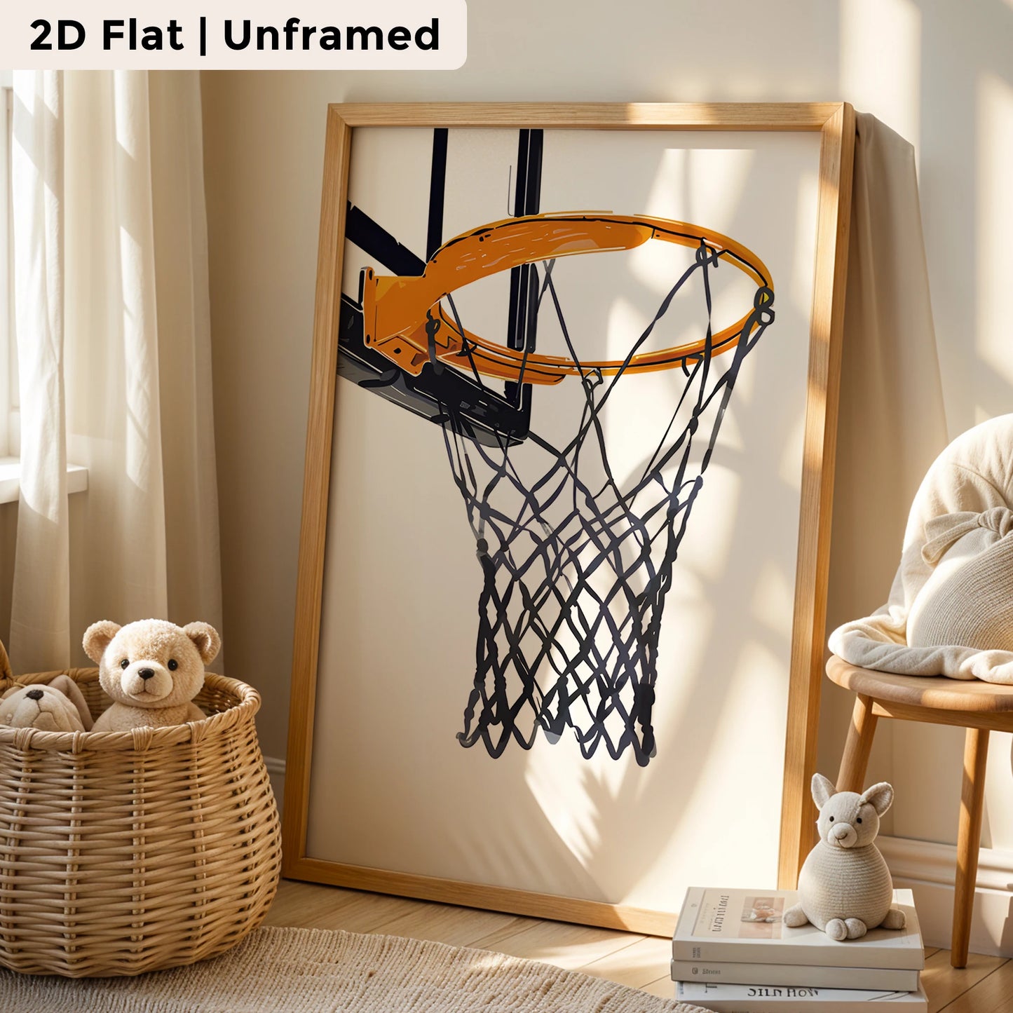 3-Piece Basketball Canvas Wall Art Print | Sports Poster Set