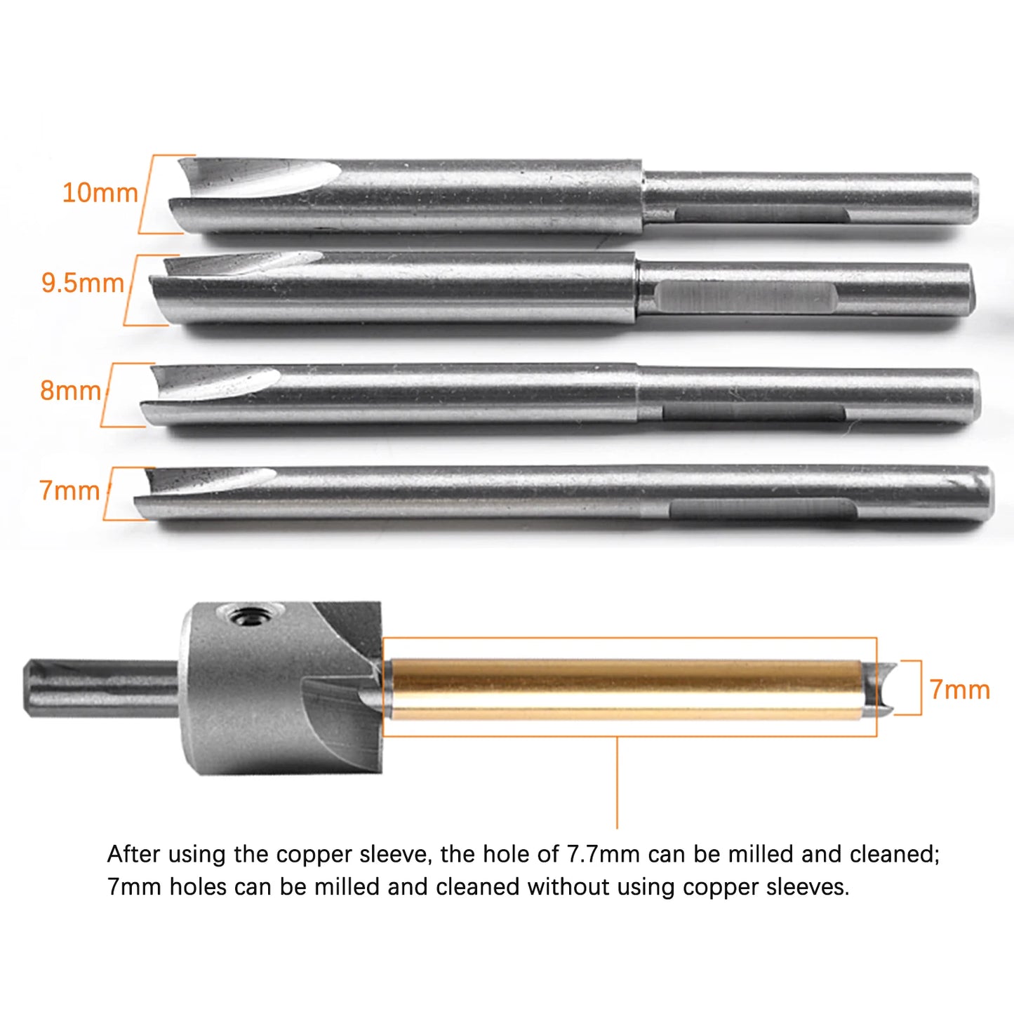 Pencil Trimmer System Milling Cutter 3 Shaft Cutting Head Socket