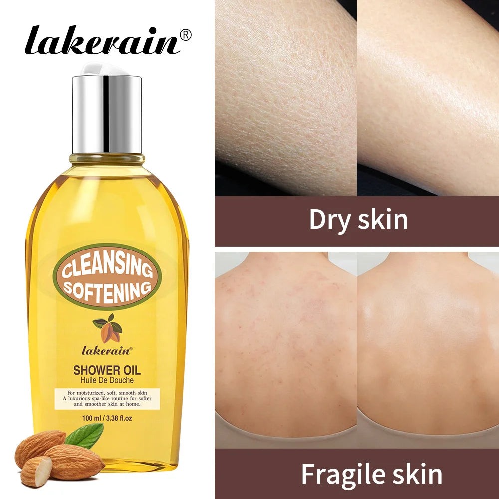Lakerain 2-in-1 Shower Oil – Cleanse & Moisturize Skin | 100ml