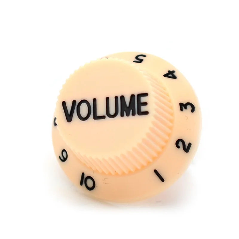 Black Plastic Volume Tone Control Knob Electric Guitar Pickup