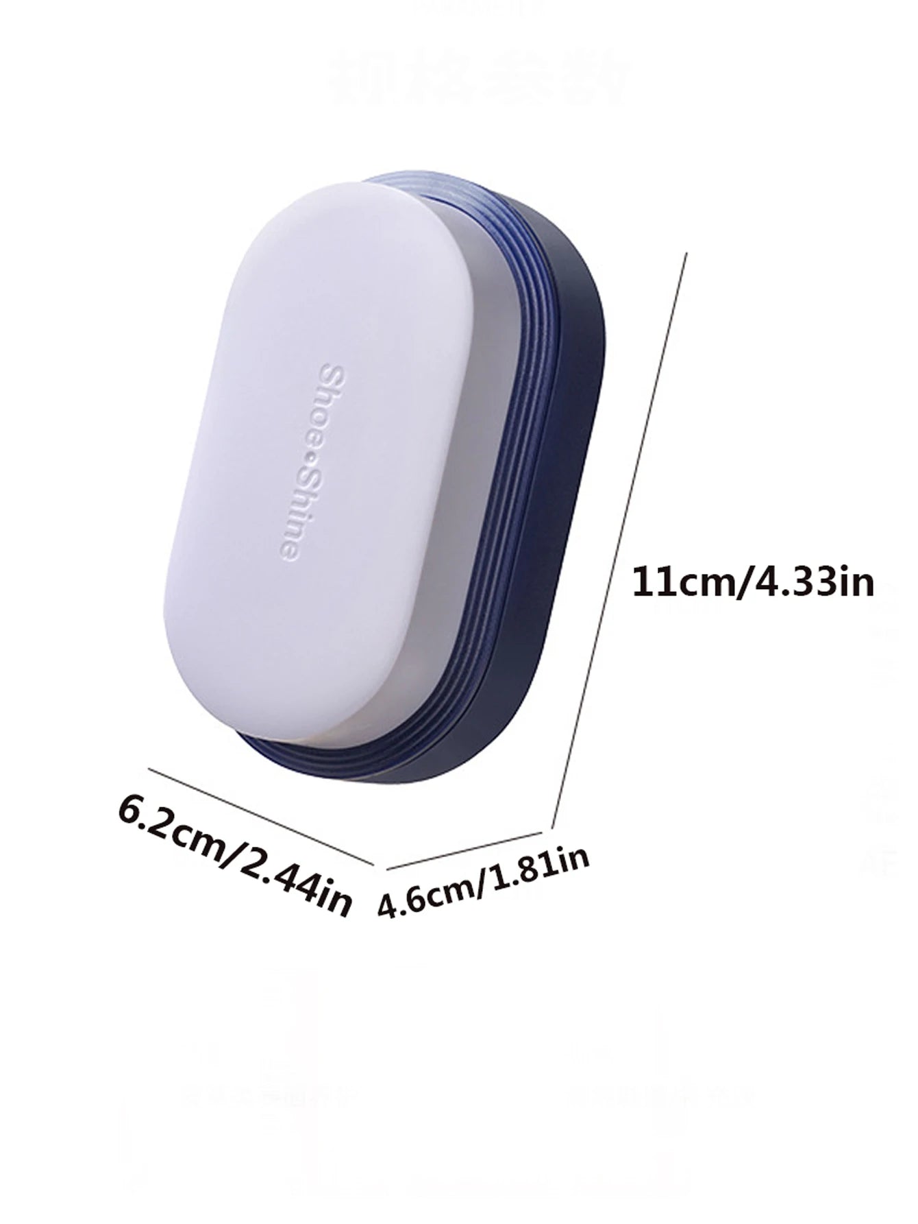 1Pcs Double-sided Sponge Shoe Polisher Portable Stain Removal Care Gentle on Leather Shoes Leather bag Leather jacket Peaceful Pleasures Health and Wellness