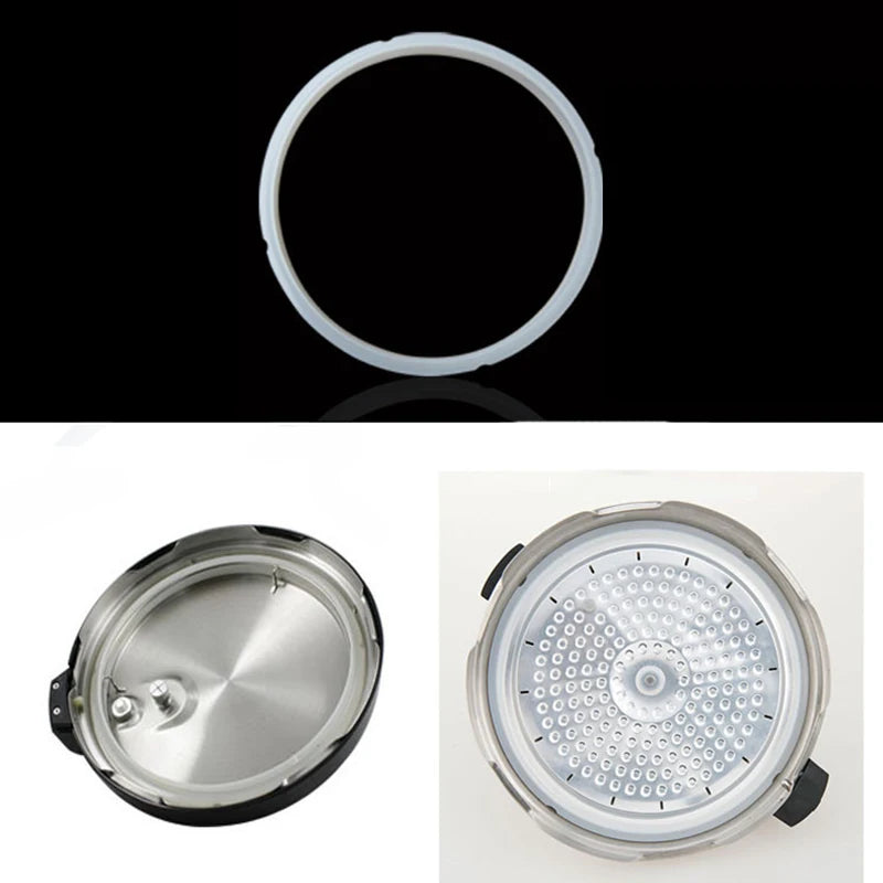 Universal 18/20/22/24cm Silicone Rubber Gasket Cooker Lid Sealing Ring Electric Pressure Cooker Replace For 2-6L Cooker Gaskets Peaceful Pleasures Health and Wellness