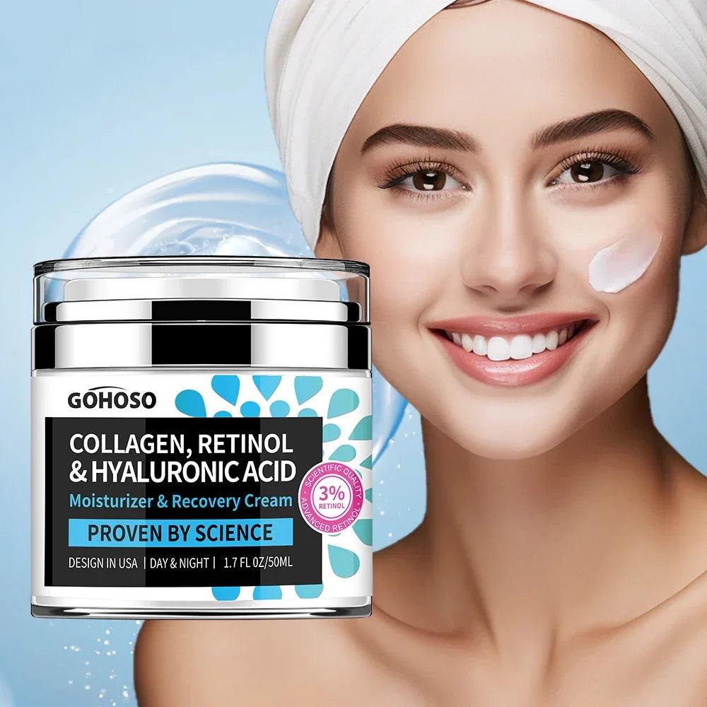 ENVISHA Collagen Retinol Face Cream – Anti-Aging & Moisturizing Peaceful Pleasures Health and Wellness