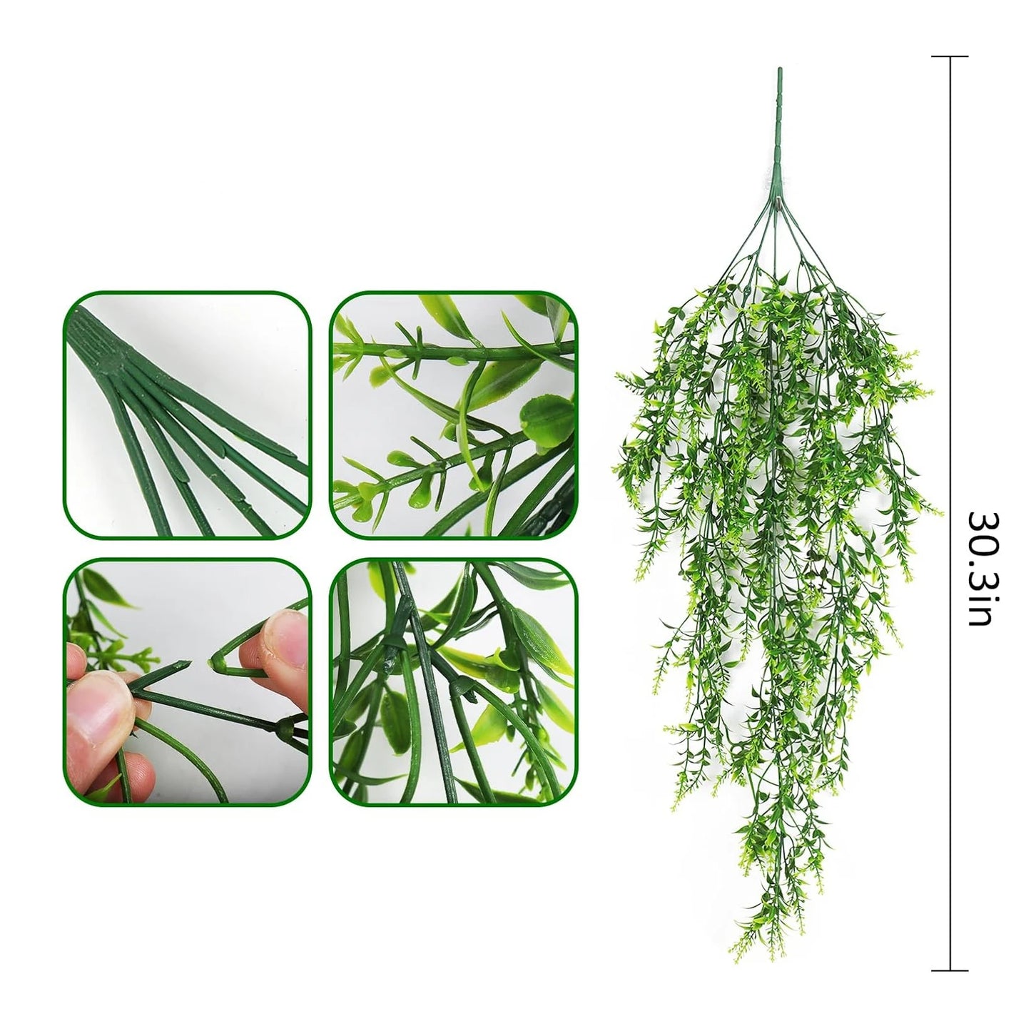 Artificial Eucalyptus Camellia Vine – Wedding & Home Decor
