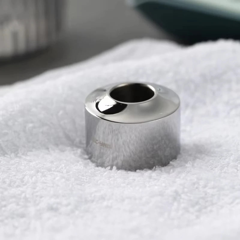 2026 Hot Sale Yaqi Razor Holder YAQI Inkwell Stainless Steel Mens Shaving Razor Holder Peaceful Pleasures Health and Wellness