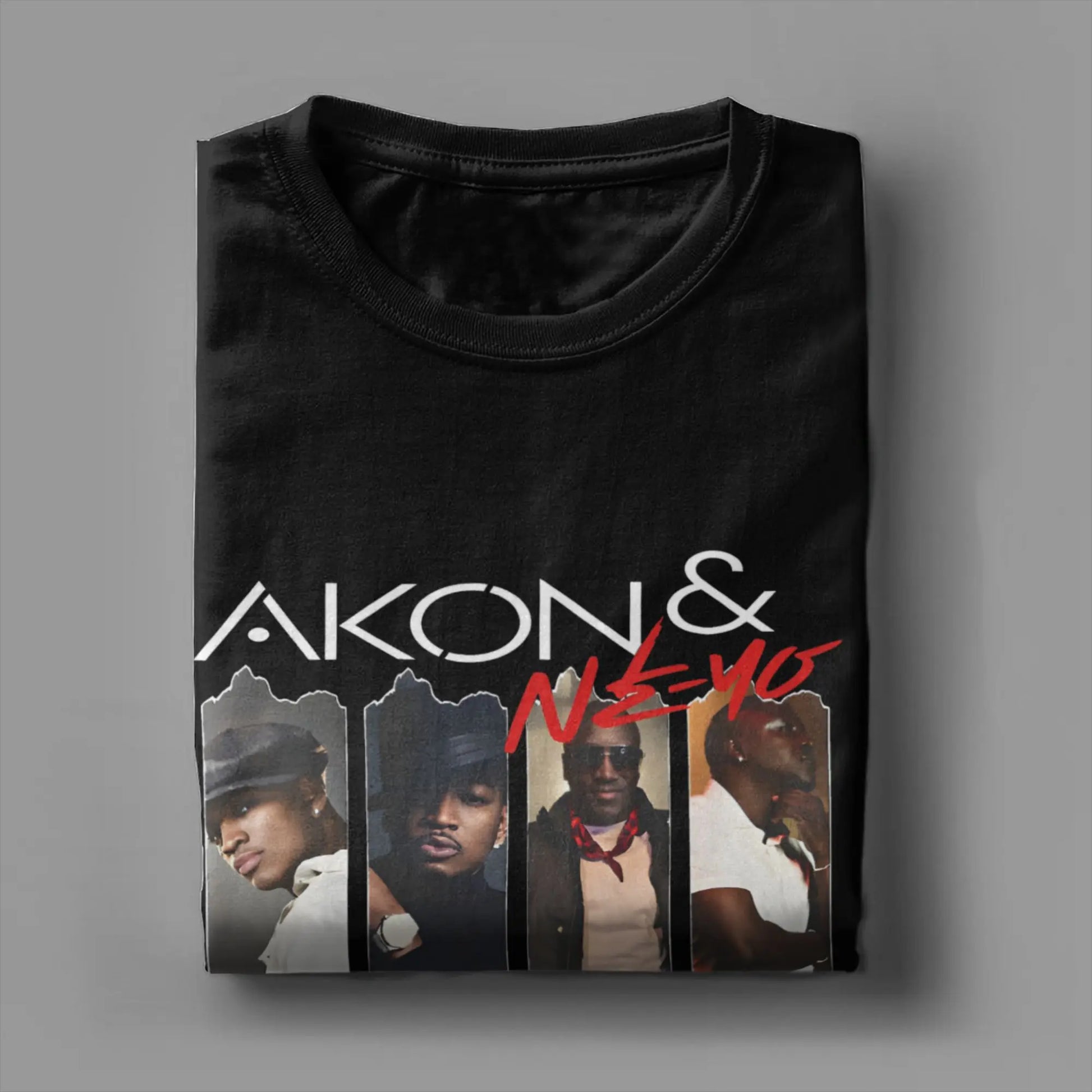 Akon T-Shirt Men Nights Like This Tour 2026 Creative Cotton Tees O Neck Short Sleeve T Shirts Graphic Clothes Peaceful Pleasures Health and Wellness