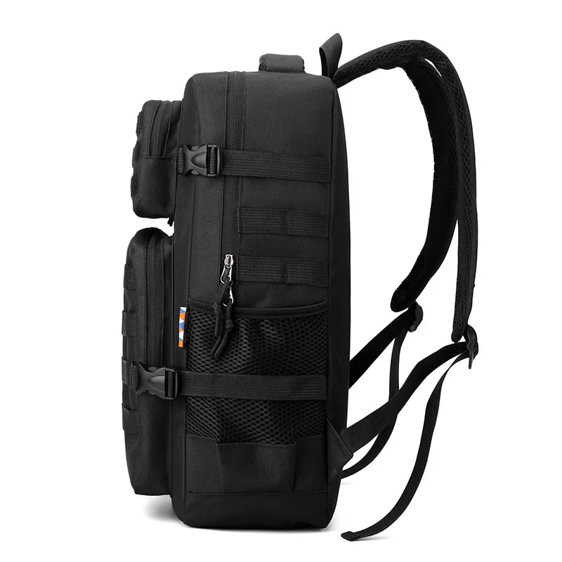 New camouflage outdoor backpack, multi-functional large-capacity hiking backpack, simple and casual travel backpack Peaceful Pleasures Health and Wellness