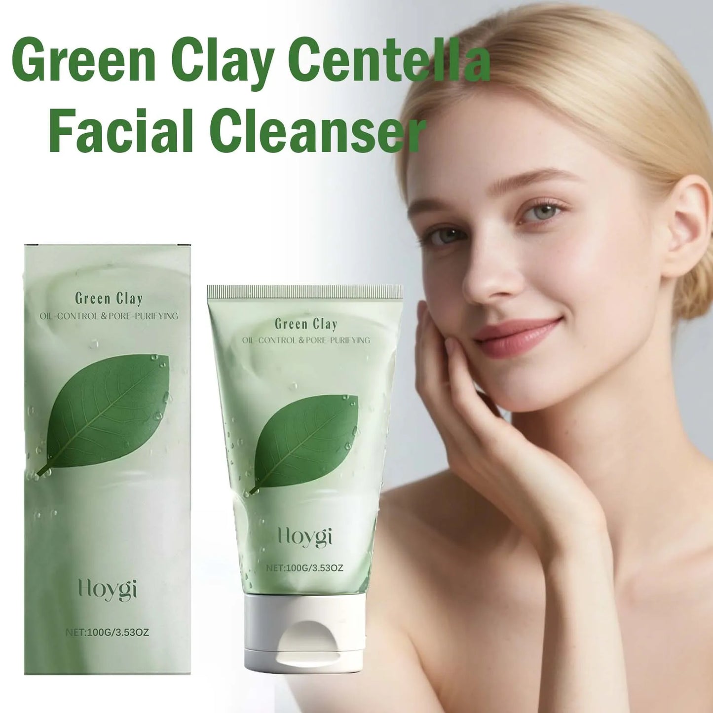 Green Clay Centella Facial Cleanser – Oil Control & Acne