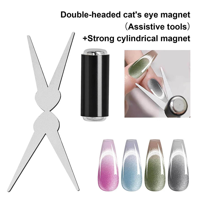 2-in-1 French Cat Eye Nail Magnet Stick | DIY Manicure Tool