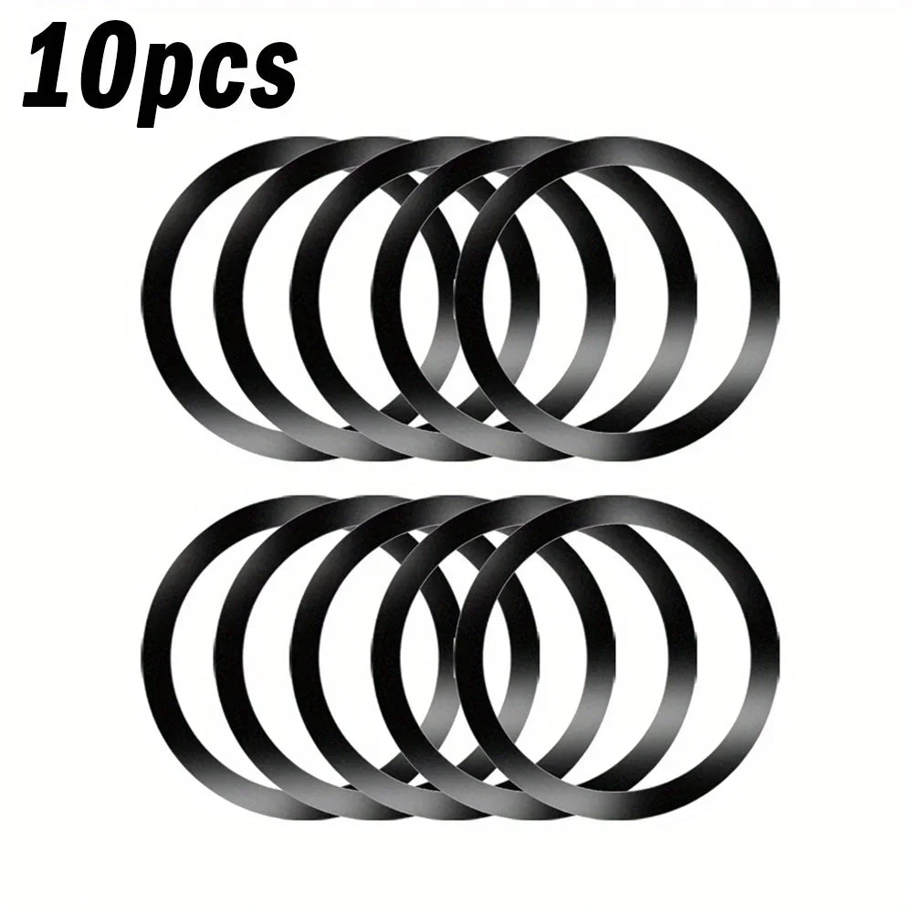 2026 10/5PCS for Magsafe Magnetic Plate Ring Universal Stickers Support Wireless Charger Metal Plate Sheet for Phone Peaceful Pleasures Health and Wellness 133-Black-10PCS