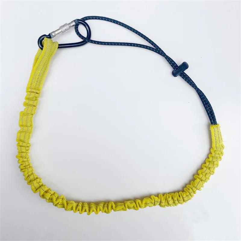 Safety Tool Lanyard Carabiner Hook | Anti-Drop Elastic Rope