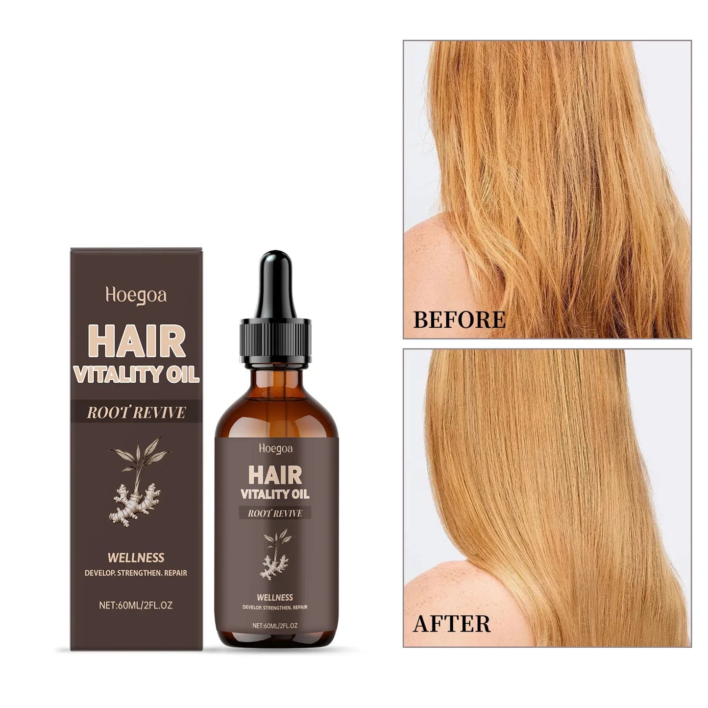 Argan Oil Hair Serum – Frizz Control & Damage Repair