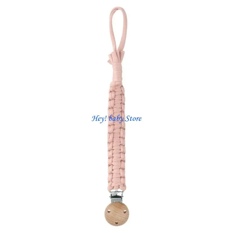 Handmade Crochet Pacifier Clip | Cotton Baby Dummy Chain