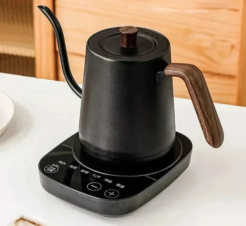 URGGU 0.8L Gooseneck Electric Kettle – Temp Control, 1000W
