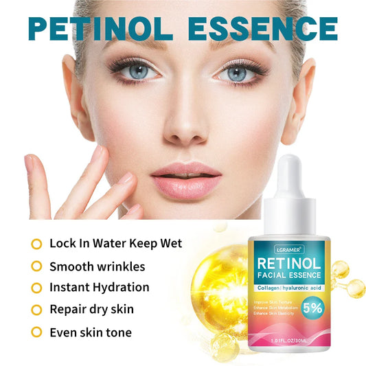 REAROYA Retinol & Hyaluronic Acid Face Serum | Firm & Bright Facial Serum Oasis Select