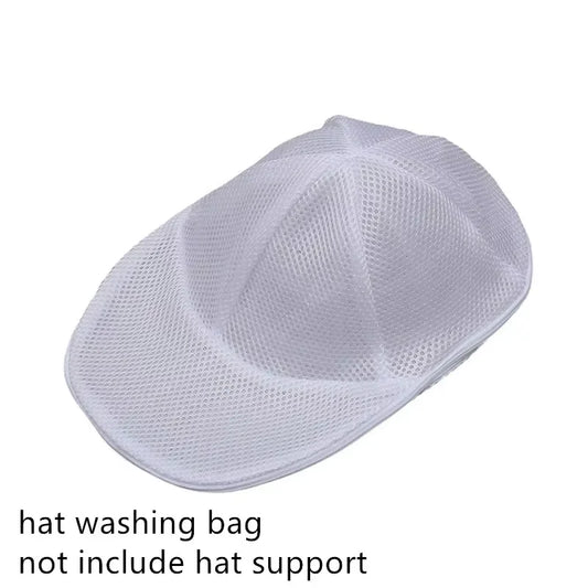 Washing Machine Hat Wash Protector Cap Cleaner Laundry Bag Small Clothes Wash Bag Anti-Deformation Mesh Organizer Zip Bags Peaceful Pleasures Health and Wellness