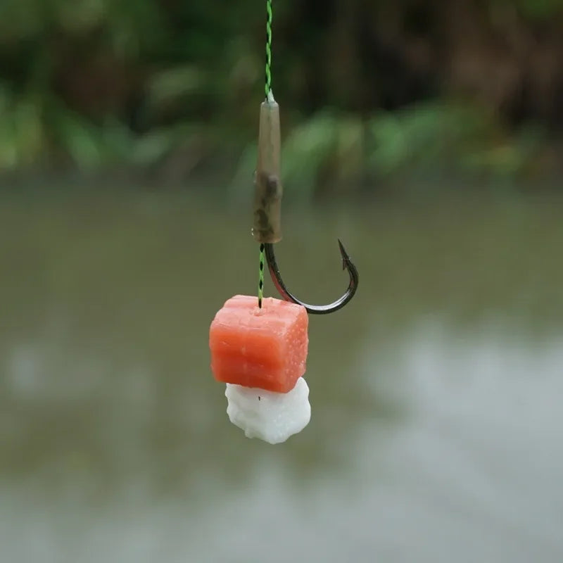 Hirisi 30Pcs Floating Silicone Soft Lures, Water Buoyant Artificial Rubber Bait Tackle for Freshwater Fishing Angling Peaceful Pleasures Health and Wellness