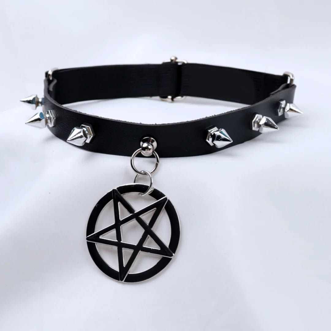 UYEE Gothic Lolita Cosplay Stockings Harajuku Pentagram Punk Uniform