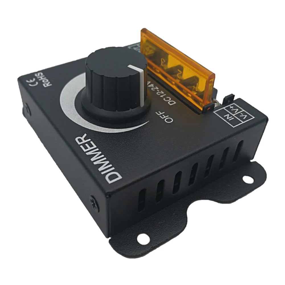 DC 12V-24V 30A PWM LED Dimmer Switch – Stepless Controller Peaceful Pleasures Health and Wellness