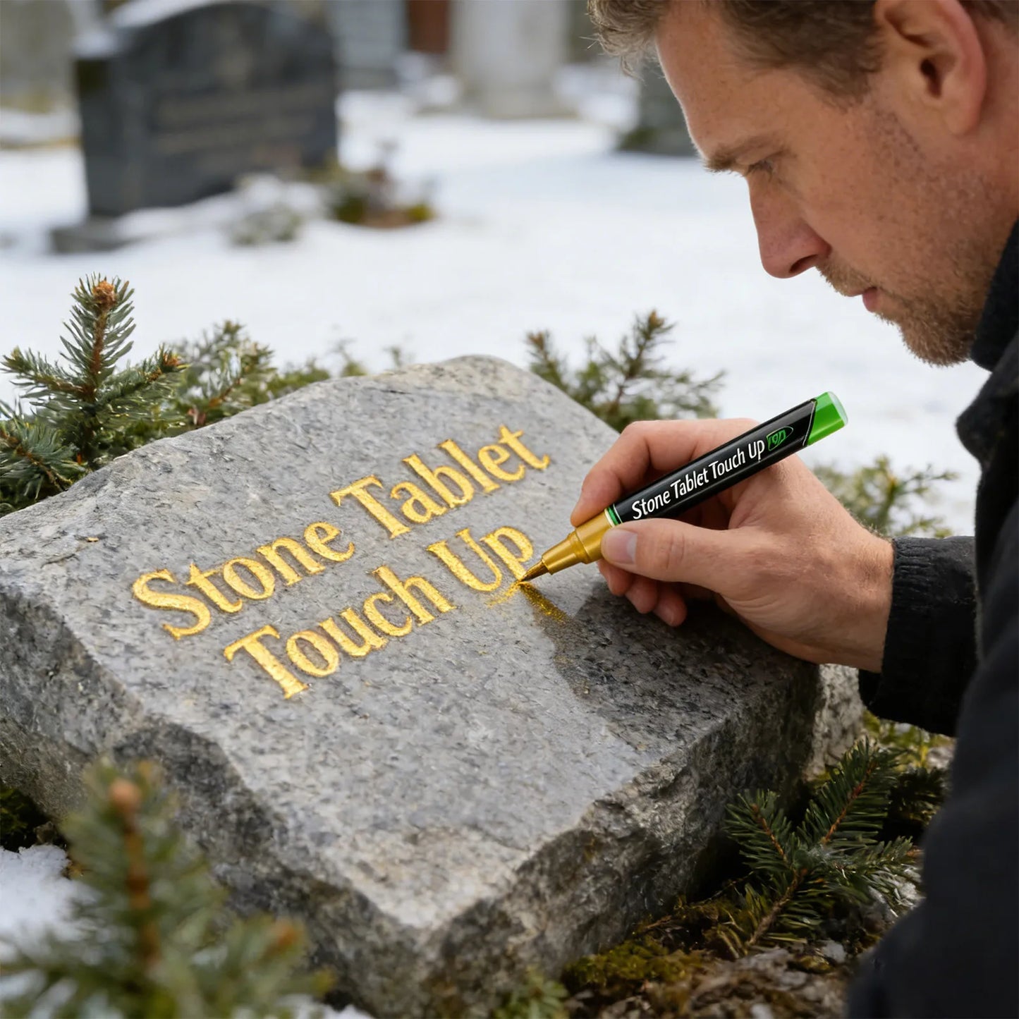 Permanent Paint Marker Pen for Stone & Metal | 12 Colors