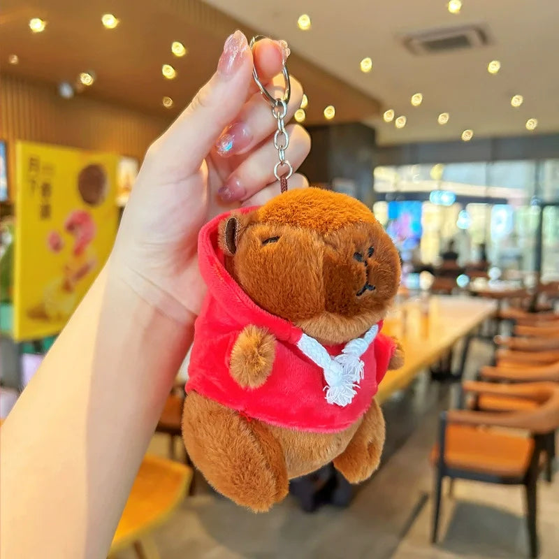 Cute Capybara Plush Keychain Bag Charm Pendant | Kids Gift