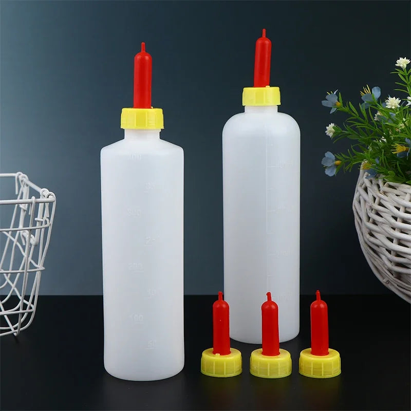 Lamb Feeding Bottle 400/500ml + 3 Nipples | Calf Piglet Goat
