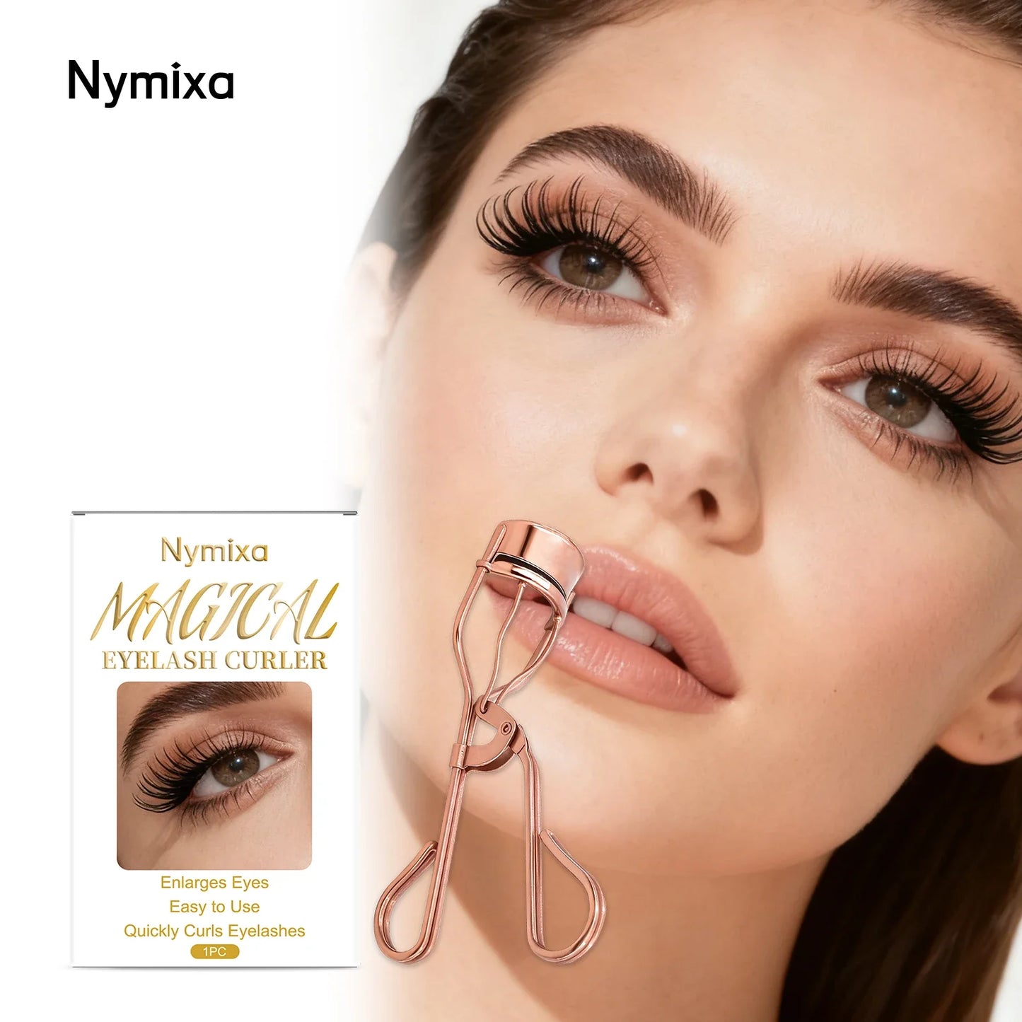 Professional Carbon Steel Eyelash Curler – Natural Long-Lasting Curl