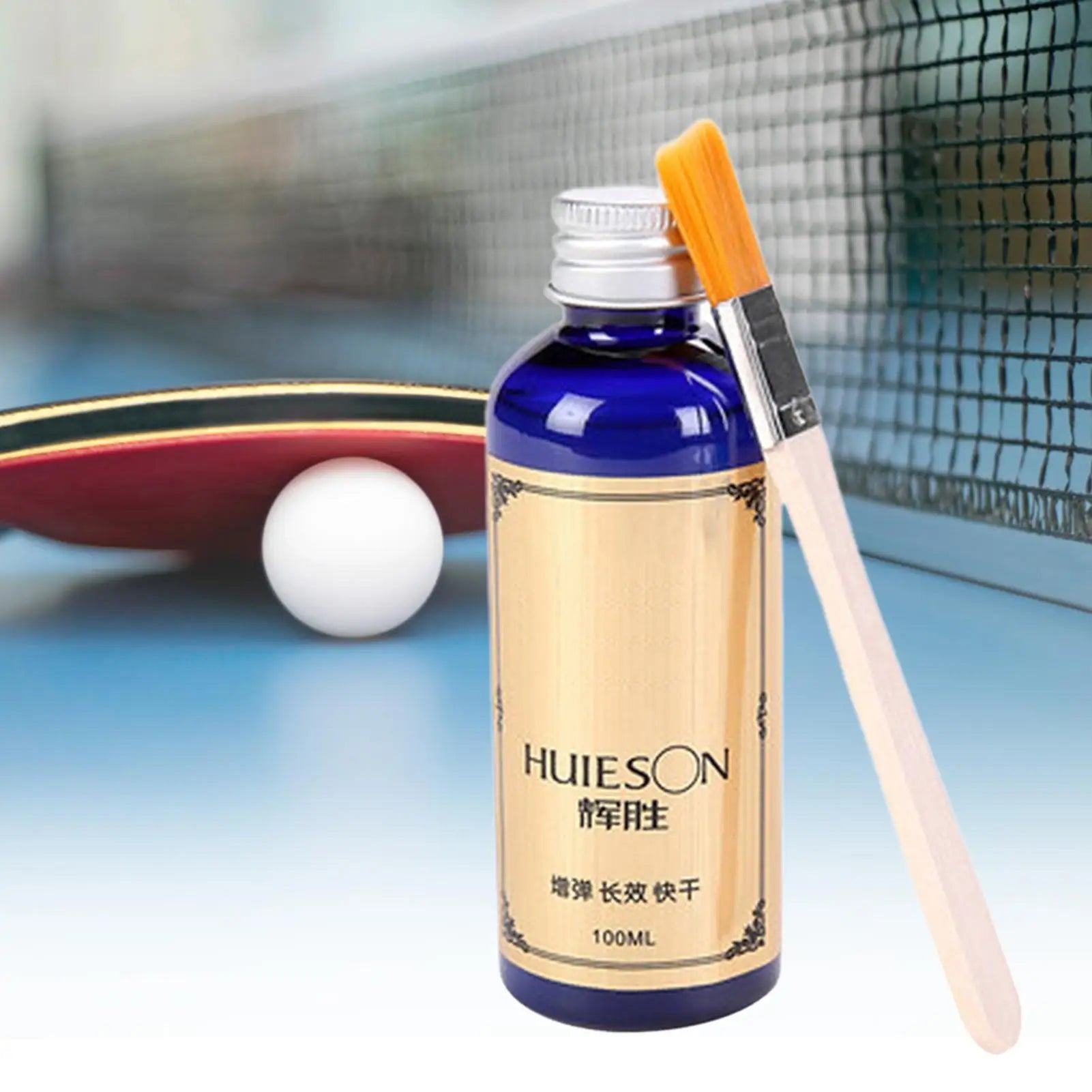 100ml Table Tennis Racket Glue with Sponge Brush | Fast Bond Table Tennis Glue Peaceful Pleasures Health and Wellness