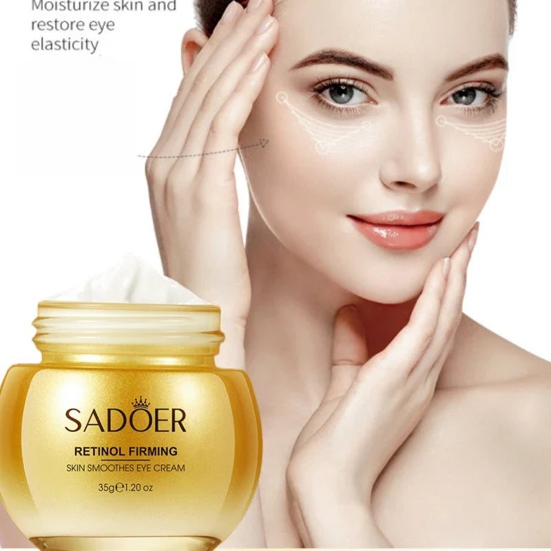 Sadoer Retinol Eye Cream – Firming, Smoothing & Moisturizing