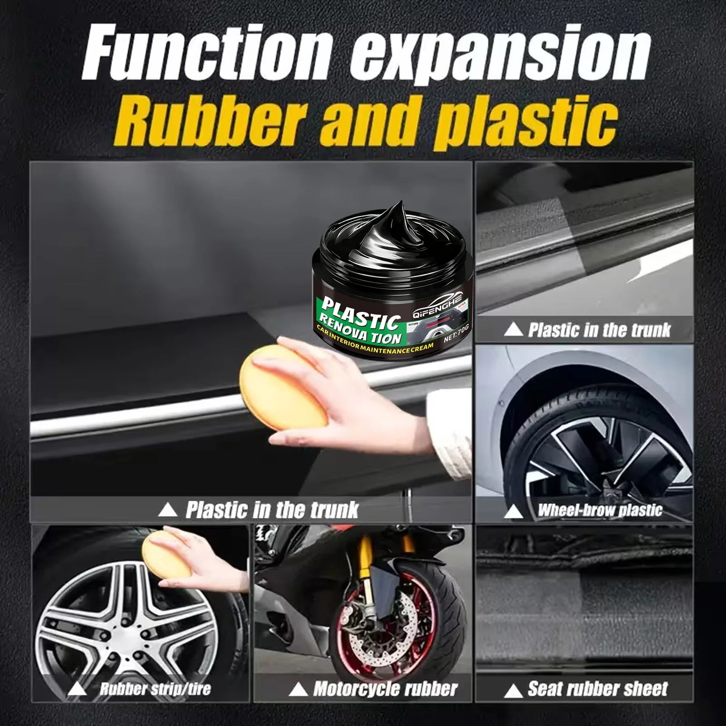 Car Interior Wax – PVC & Plastic Care for Dashboard & Seats