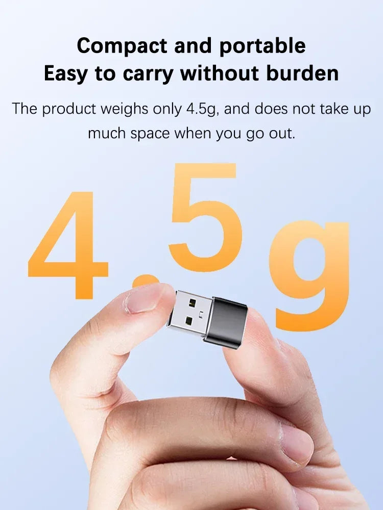 1-6PCS USB OTG Adapter USB Male to Type C Female Type-C Adapter Aluminum Alloy for Laptop Samsung Xiaomi 10 USB Adapter Peaceful Pleasures Health and Wellness