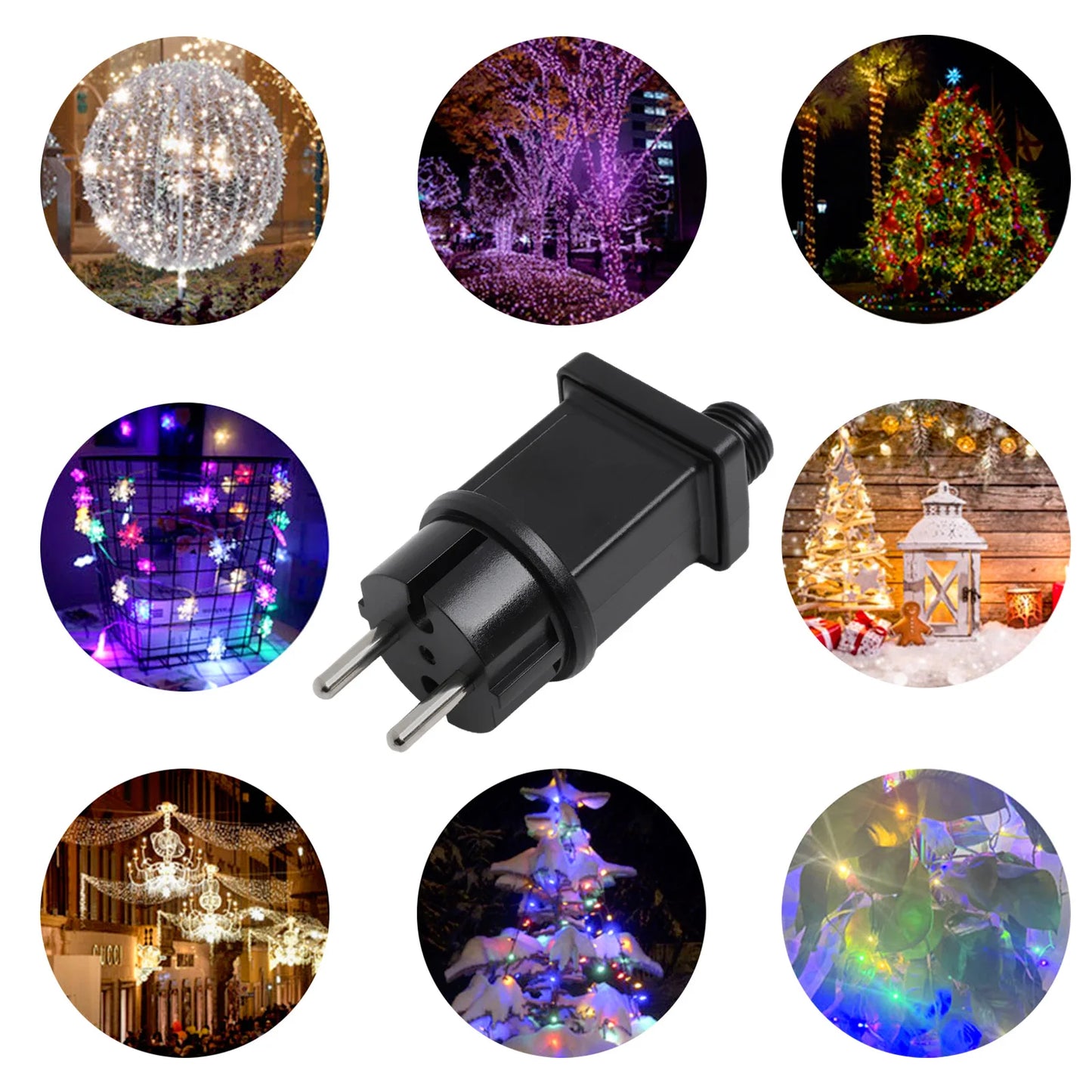 12V LED Fairy Light Power Adapter IP44 Waterproof Transformer 0 5A 1A