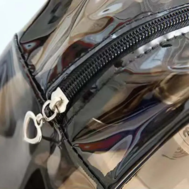 Clear PVC Makeup Bag | Travel Cosmetic Organizer Case