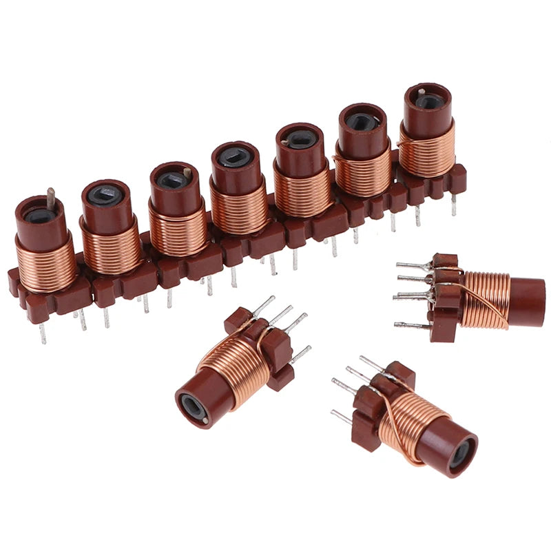 New 10pcs 12T 0.6uh-1.7uh Adjustable High-Frequency Ferrite Core Inductor Peaceful Pleasures Health and Wellness