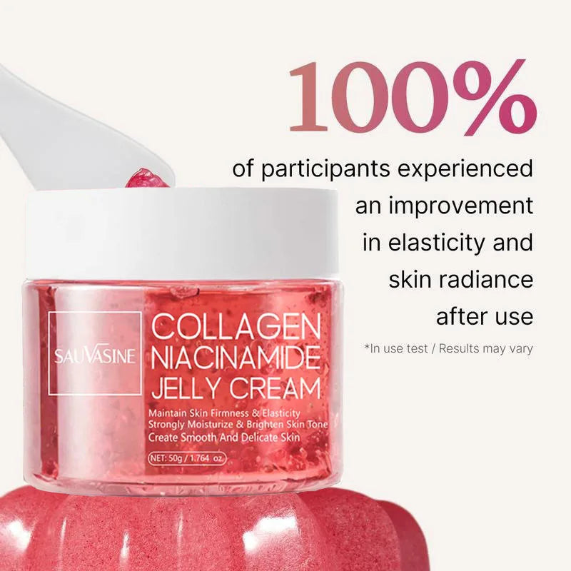 Collagen Jelly Cream Niacinamide And Hydrolyzed Collagen Strengthen The Skin Barrier Lasting Moisturizing The Skin Face Care Peaceful Pleasures Health and Wellness