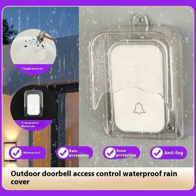 IP55 Waterproof Doorbell Cover | Wireless Button Splash Guard Doorbell Cover Peaceful Pleasures Health and Wellness