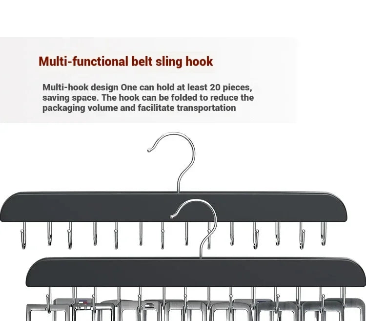 Wooden Belt Rack Women Storage Hangers for Clothes Case Home Wardrobe Accessories Supplly Scarf Organizer Men Tie Belt Hangers Peaceful Pleasures Health and Wellness