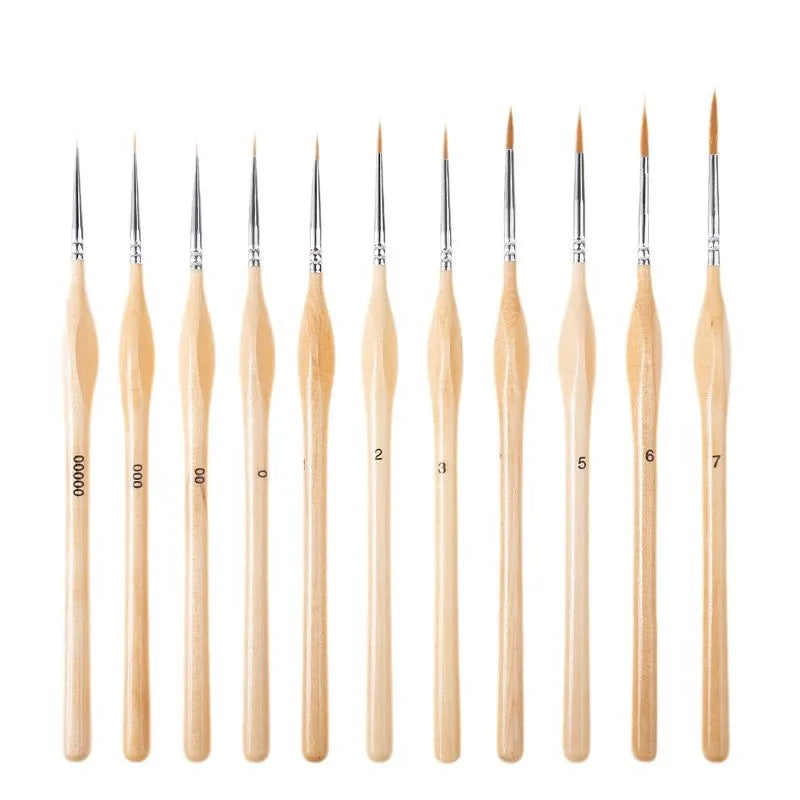 Dry Brushes Model Painting Domed Tip Drybrush Fine Detailing Scale