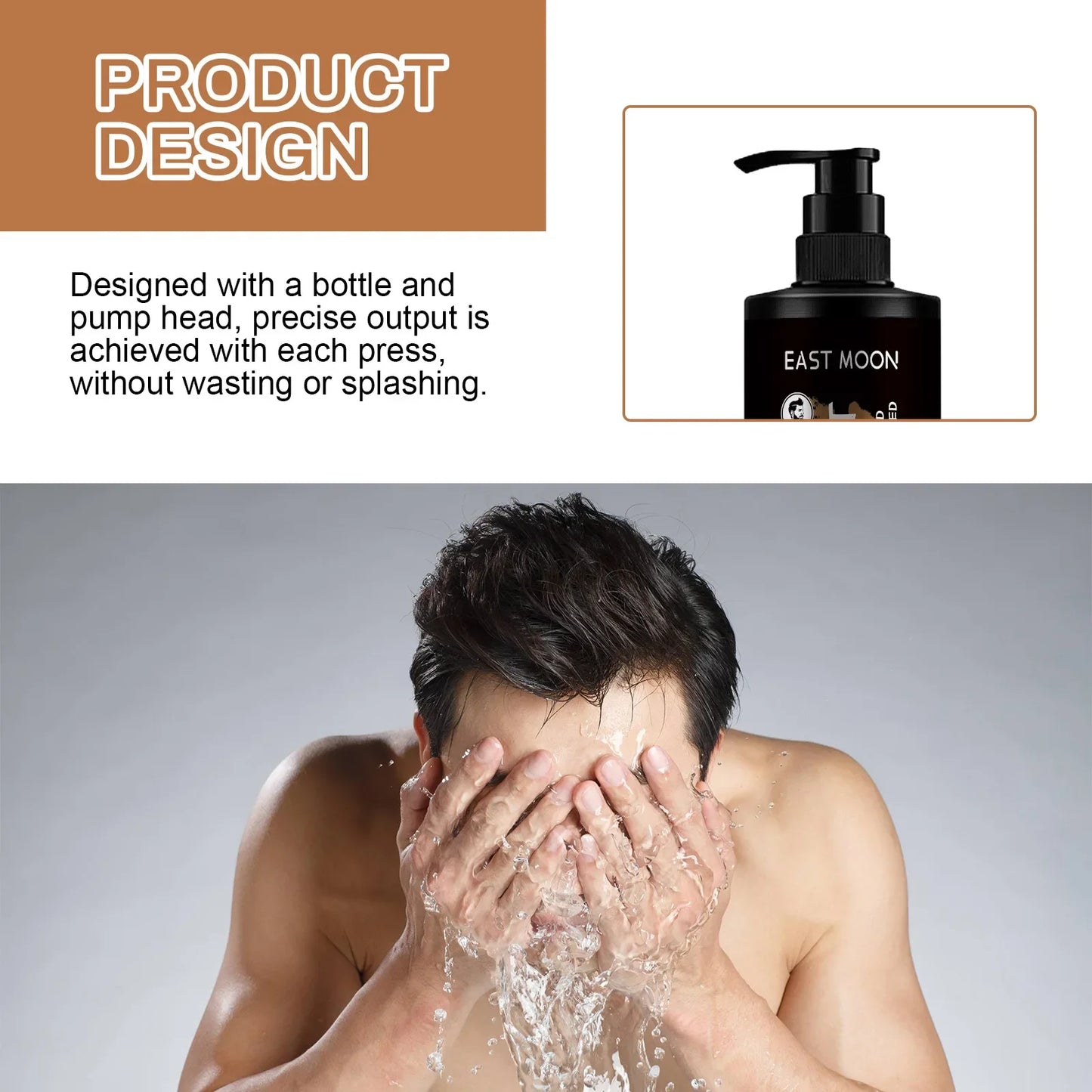 East Moon Men's Face Wash – Oil Control, Brightening & Deep Cleanse