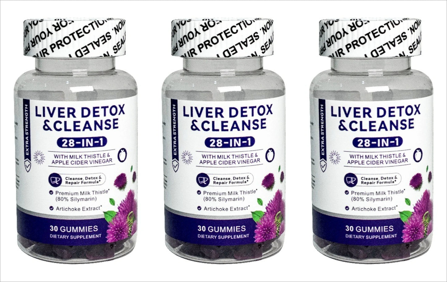 Milk Thistle Gummies – Artichoke & Glutathione Liver Support