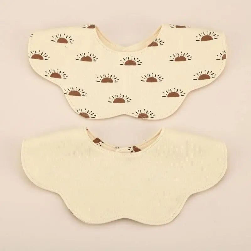 Double-Sided Cotton Baby Bib | 360° Toddler Burp Cloth