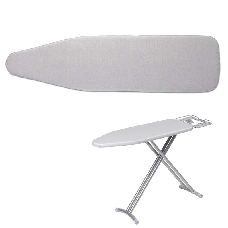120*37cm/130*50cm/140*50cm Universal Silver Coated Padded Ironing Board Cover Household Heat Resistant Ironing Board Cover Peaceful Pleasures Health and Wellness