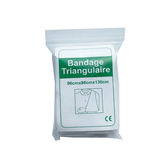 10Pcs Outdoor Emergency Self-rescue Survival Triangular Bandage Bandaging Bandage Hemostatic Non-woven Fabric 96x96x136cm Peaceful Pleasures Health and Wellness