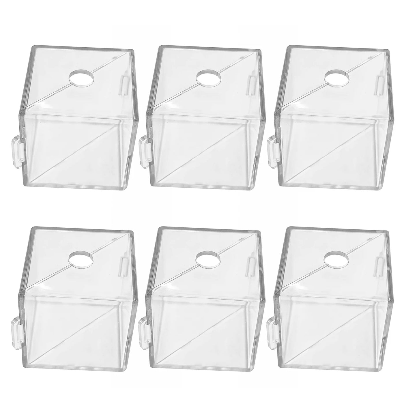 Mini Cube Fruit Shaping Mould Unique Shape Tomato Strawberry Mould Mini Transparent Plastic Mould for Home Garden Balcony Peaceful Pleasures Health and Wellness
