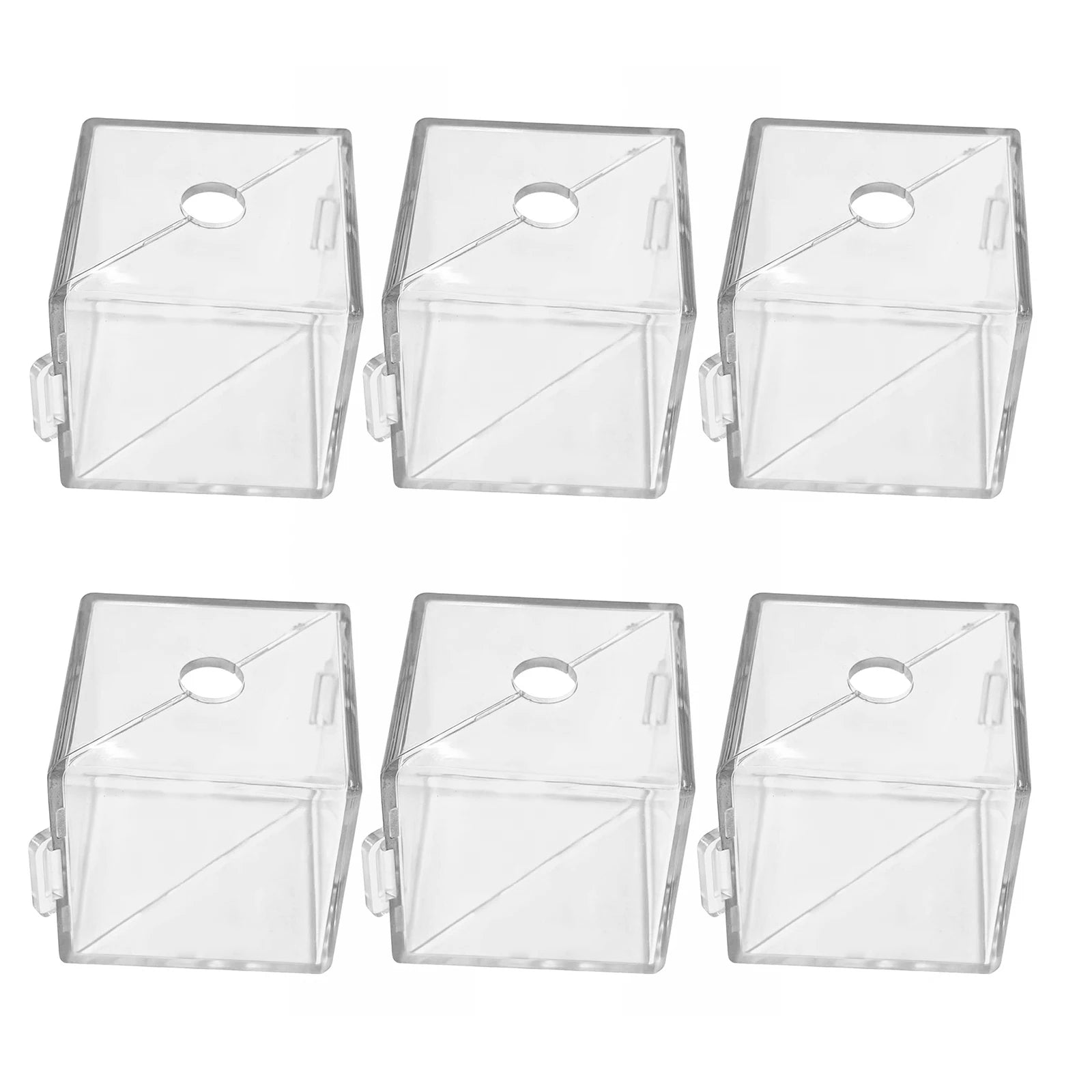 Mini Cube Fruit Shaping Mould Unique Shape Tomato Strawberry Mould Mini Transparent Plastic Mould for Home Garden Balcony Peaceful Pleasures Health and Wellness