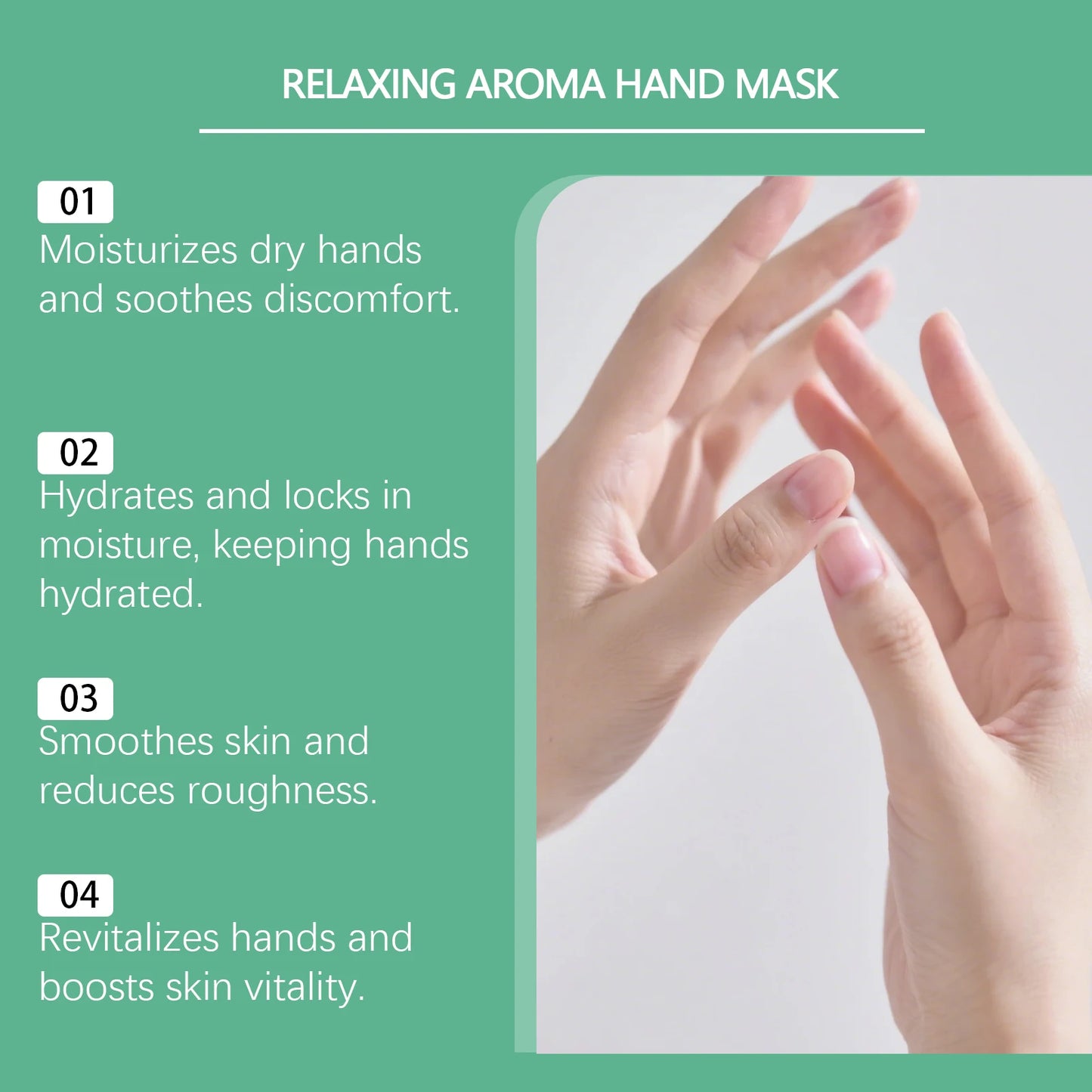 OceAura Peppermint Hand Mask Gloves – Deep Moisturizing Treatment