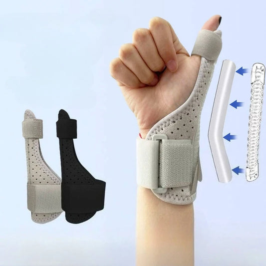 1pcs Adjustable Thumb & Wrist Support Brace with Aluminum Alloy Plate,Breathable for Wrist&Thumb Injury Recovery,fits Both Hands Peaceful Pleasures Health and Wellness